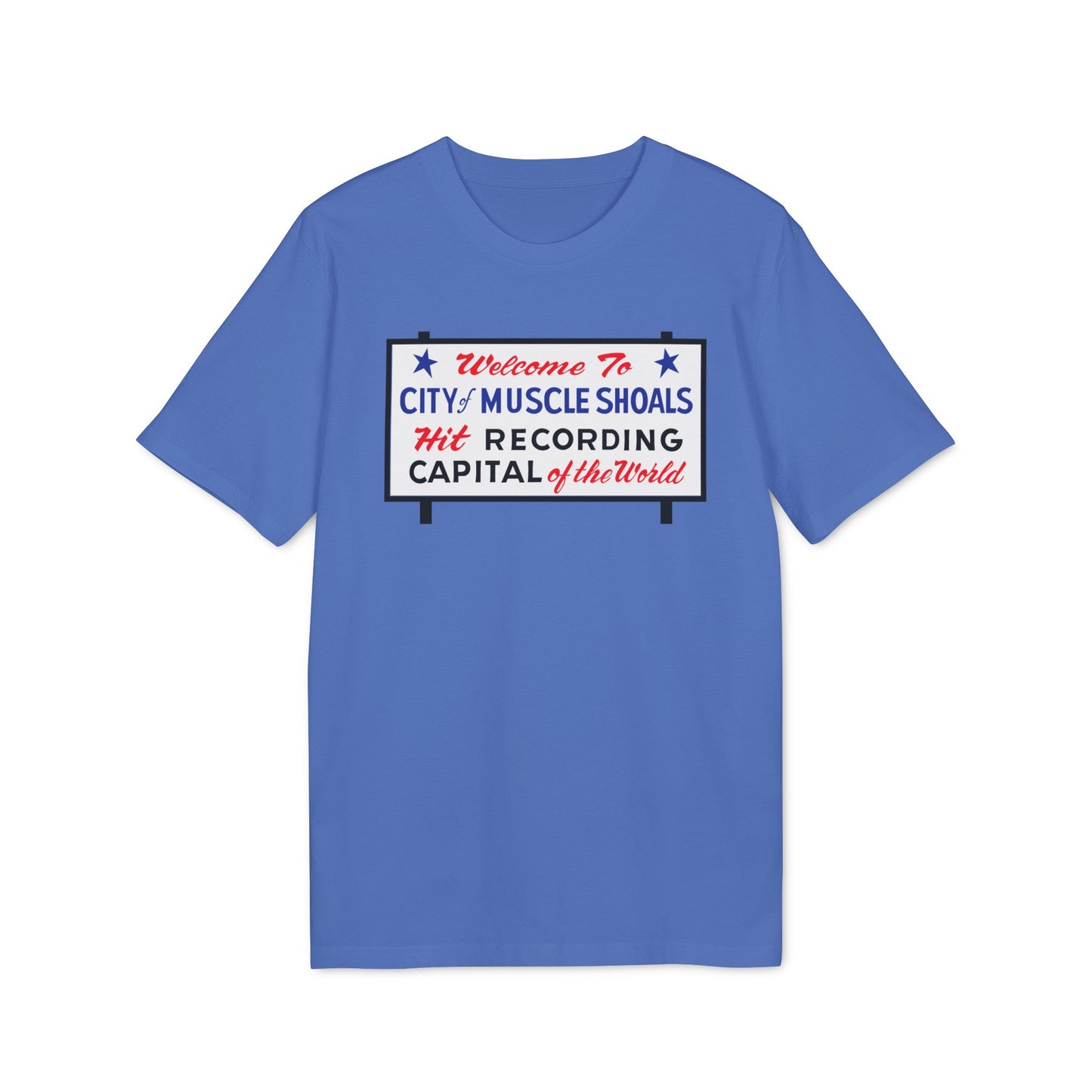 Welcome To Muscle Shoals Maglietta in Cotone Biologico