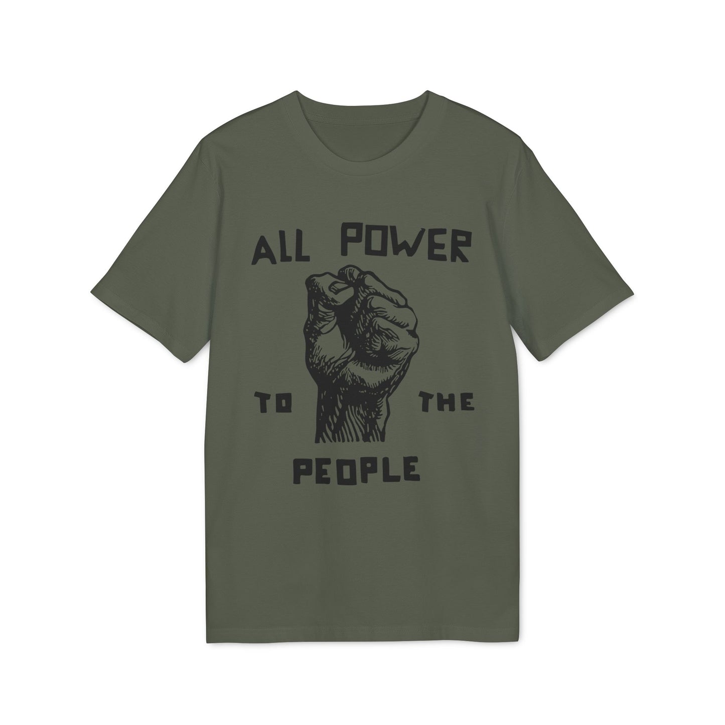 All Power To The People Maglietta in Cotone Biologico