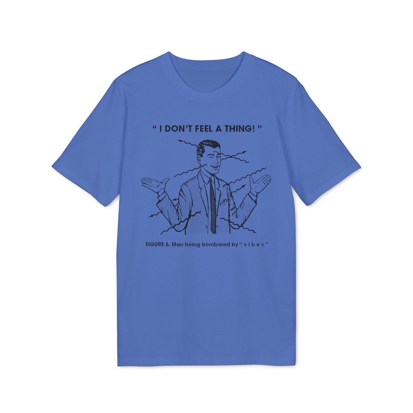 Bombarded By Vibes Maglietta in Cotone Biologico