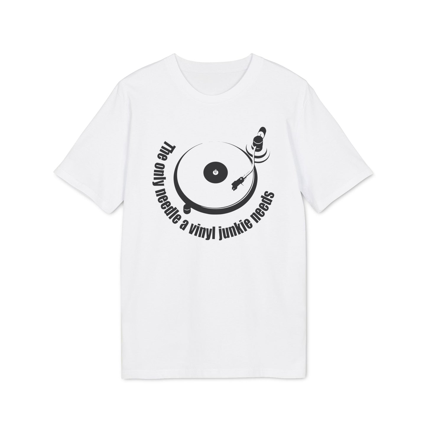 The Only Needle A Vinyl Junkie Needs Maglietta in Cotone Biologico