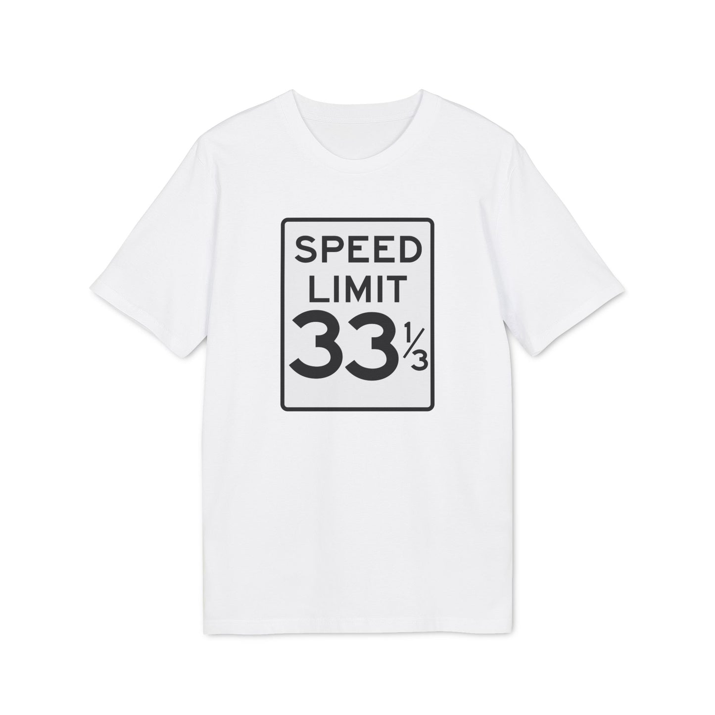 Speed Limit 33 RPM Maglietta in Cotone Biologico