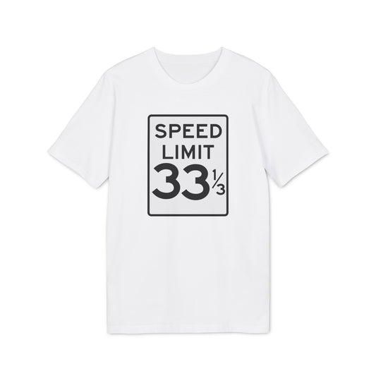 Speed Limit 33 RPM Maglietta in Cotone Biologico