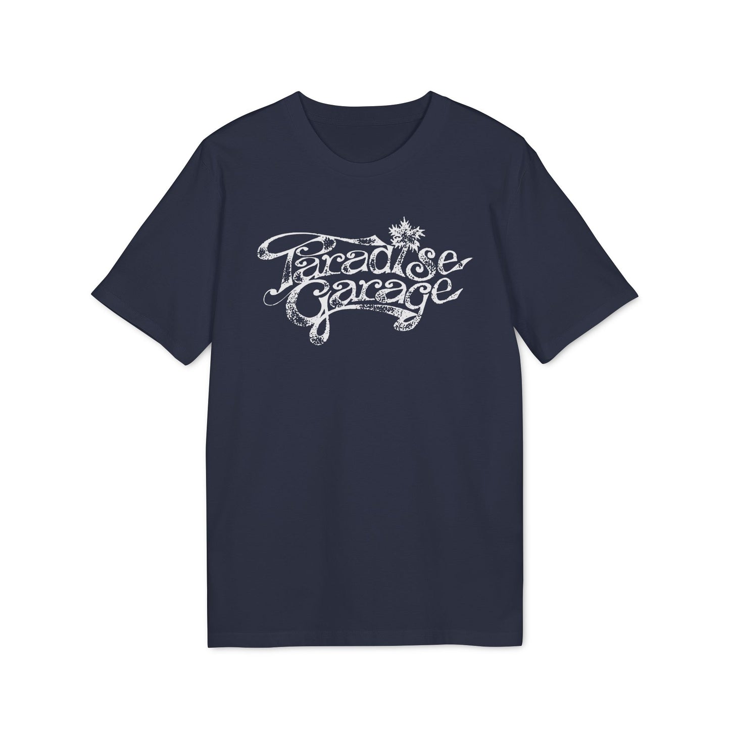 Paradise Garage Maglietta in Cotone Biologico Distressed Print