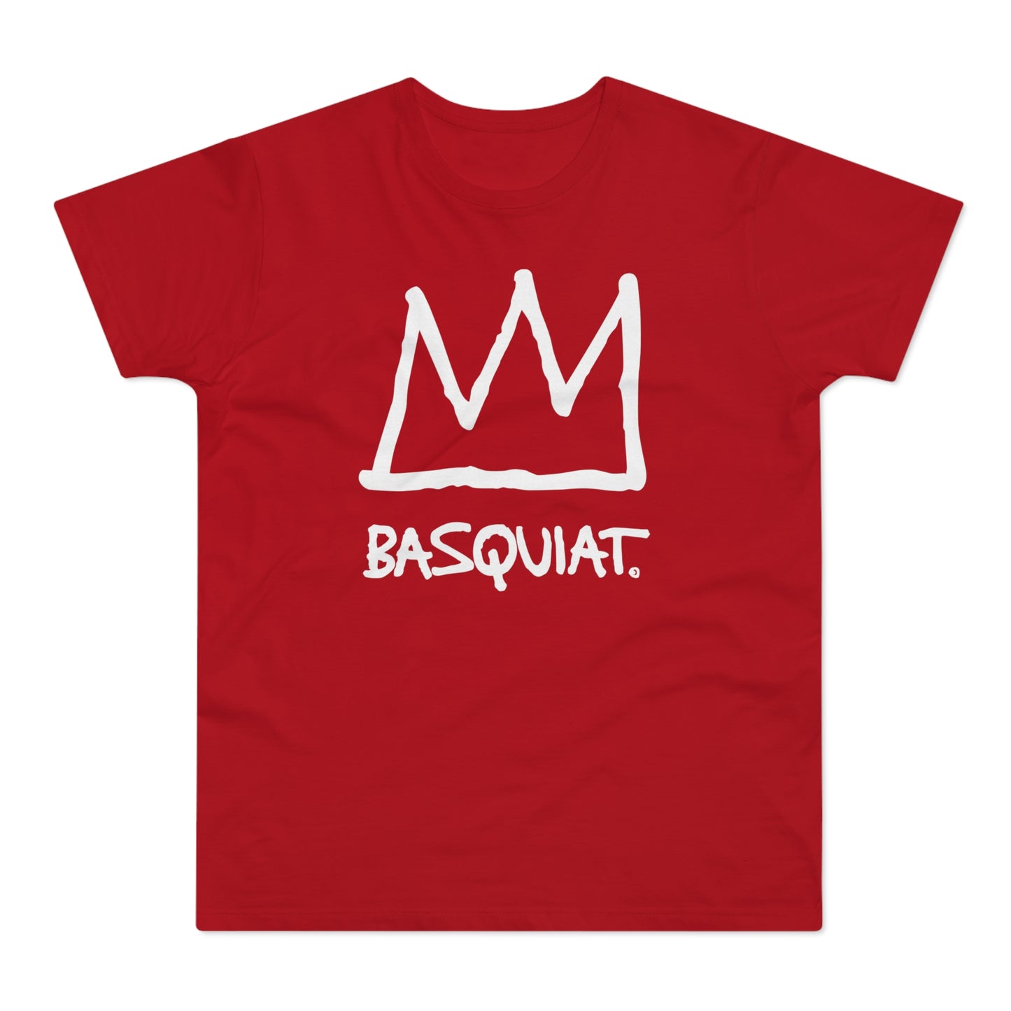 Jean Michel Basquiat Crown Logo Maglietta Peso Medio