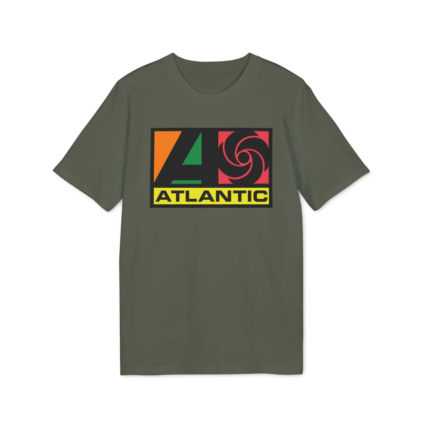 Atlantic Records Maglietta in Cotone Biologico