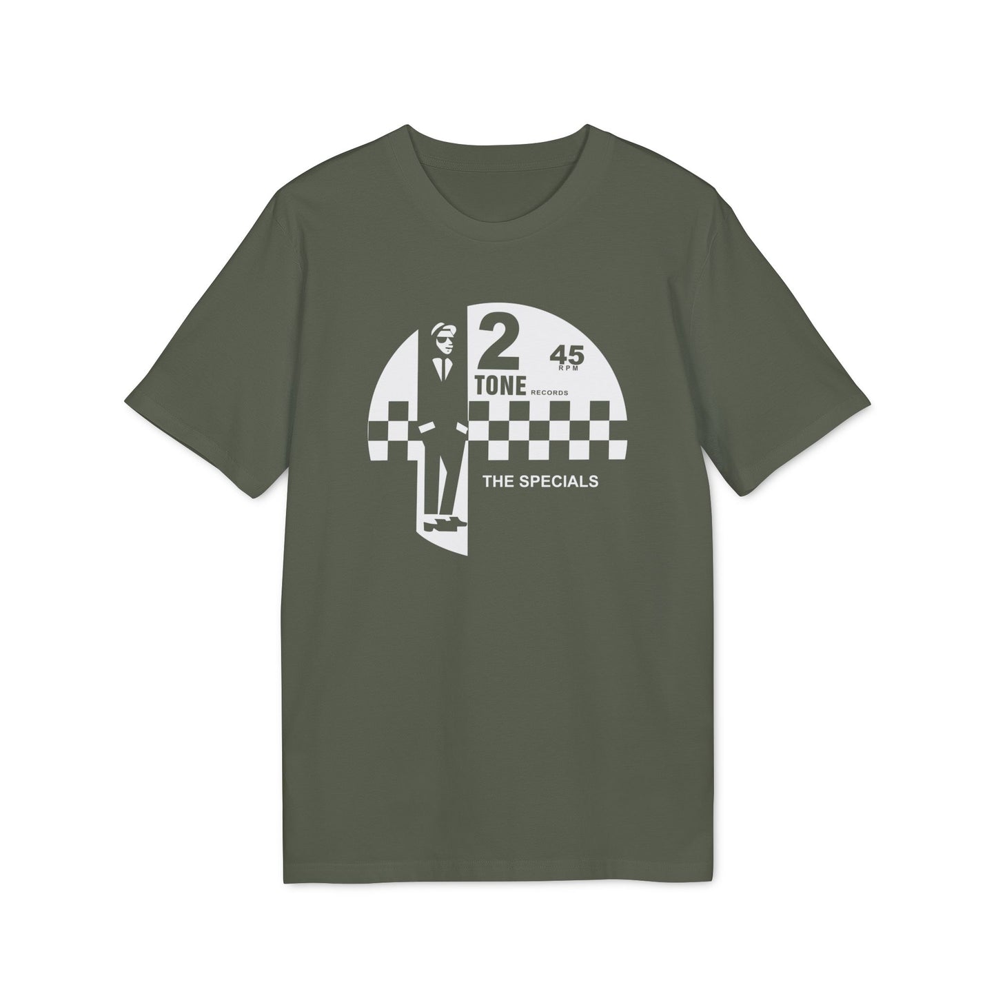 2 Tone Records Maglietta in Cotone Biologico
