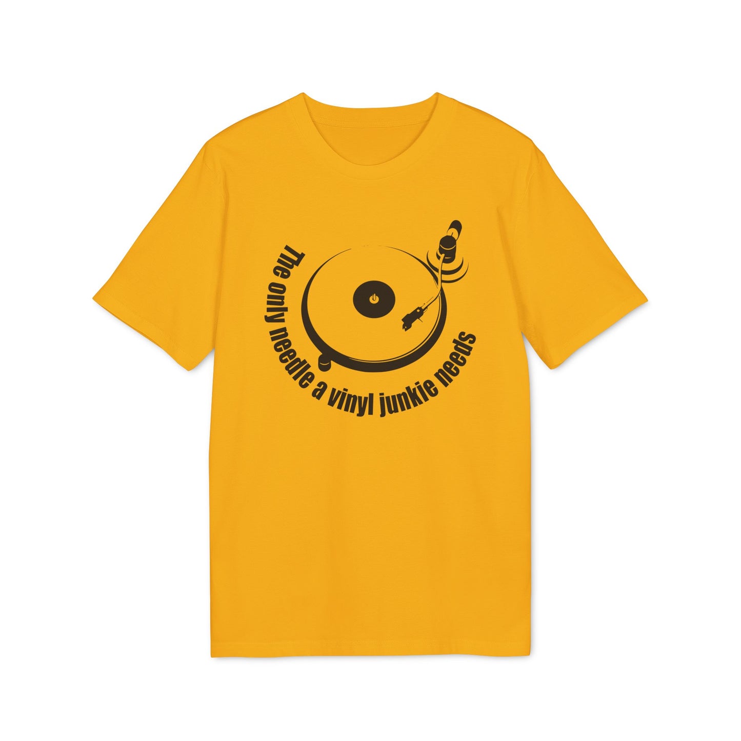 The Only Needle A Vinyl Junkie Needs Maglietta in Cotone Biologico