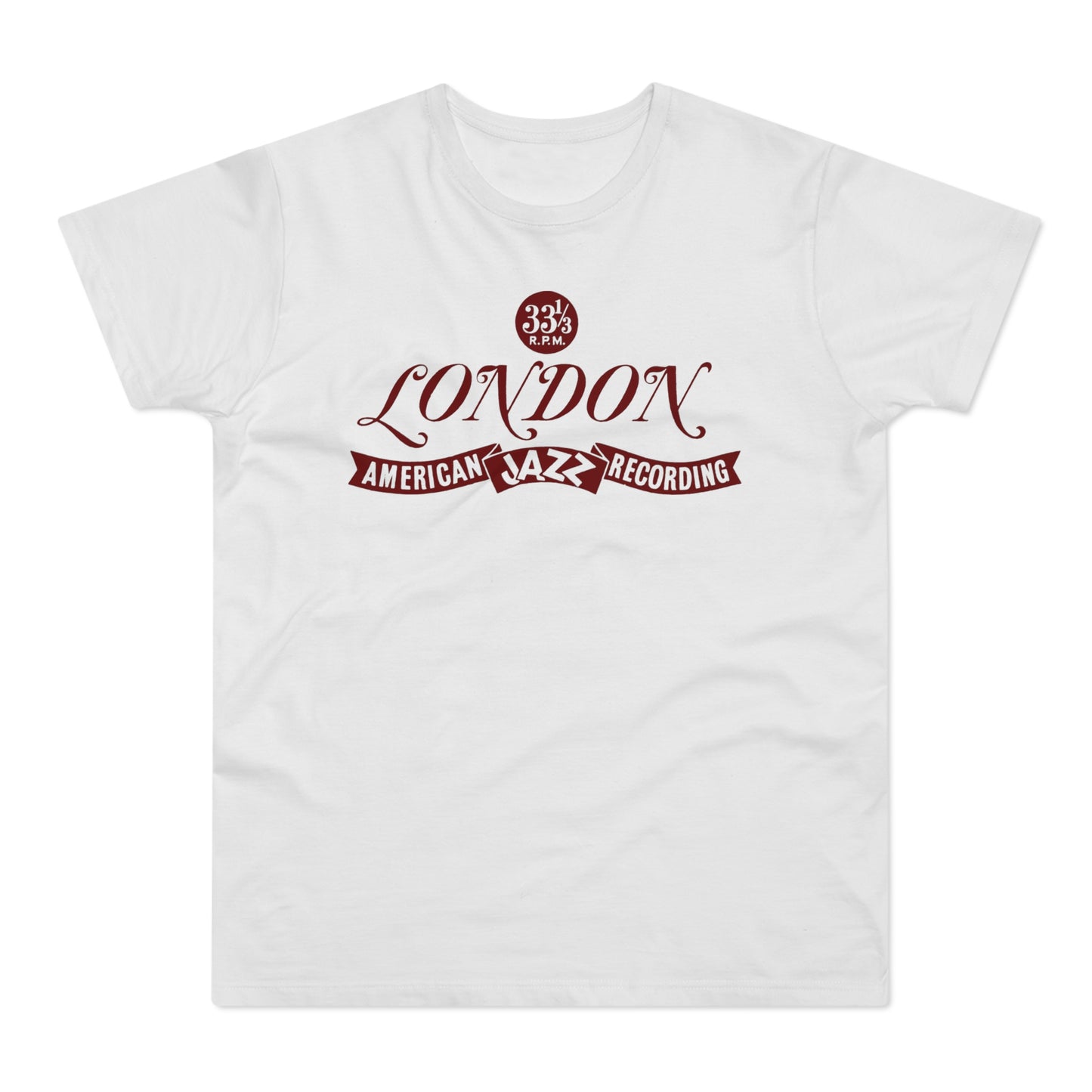 London American Jazz Records Maglietta Peso Medio