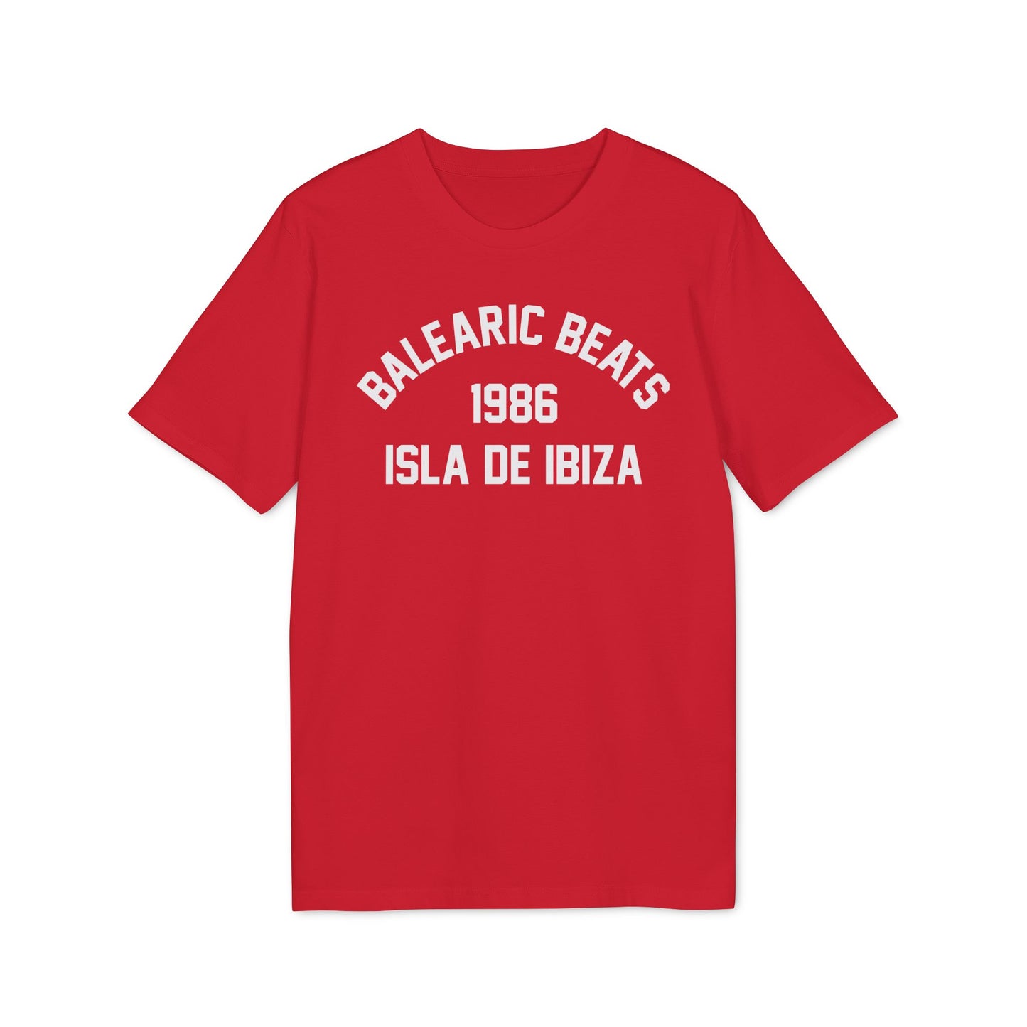 Balearic Beats Ibiza Maglietta in Cotone Biologico