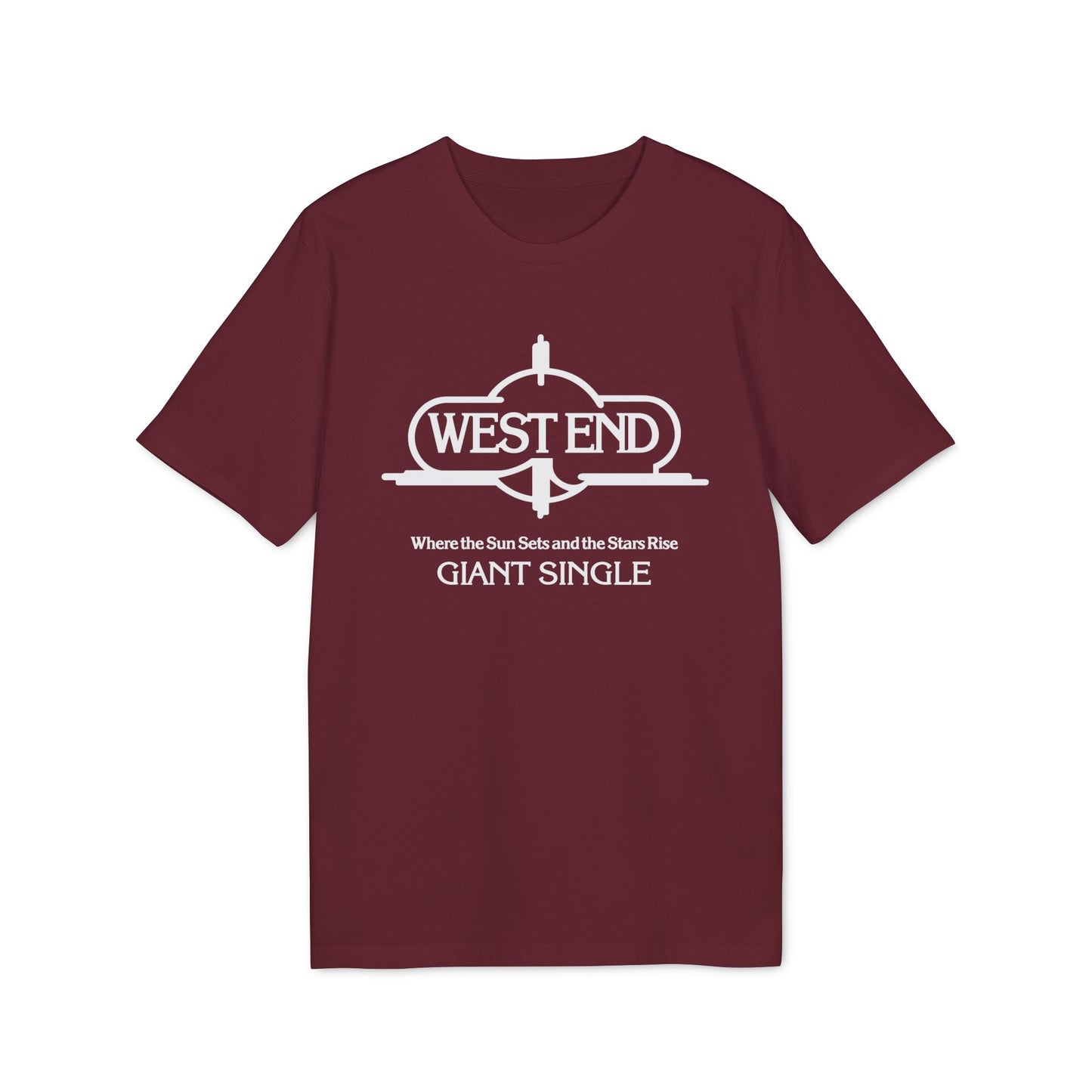 West End Records "Where The Sun Sets" Maglietta in Cotone Biologico