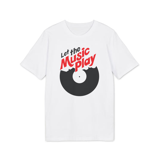 Let The Music Play Maglietta in Cotone Biologico