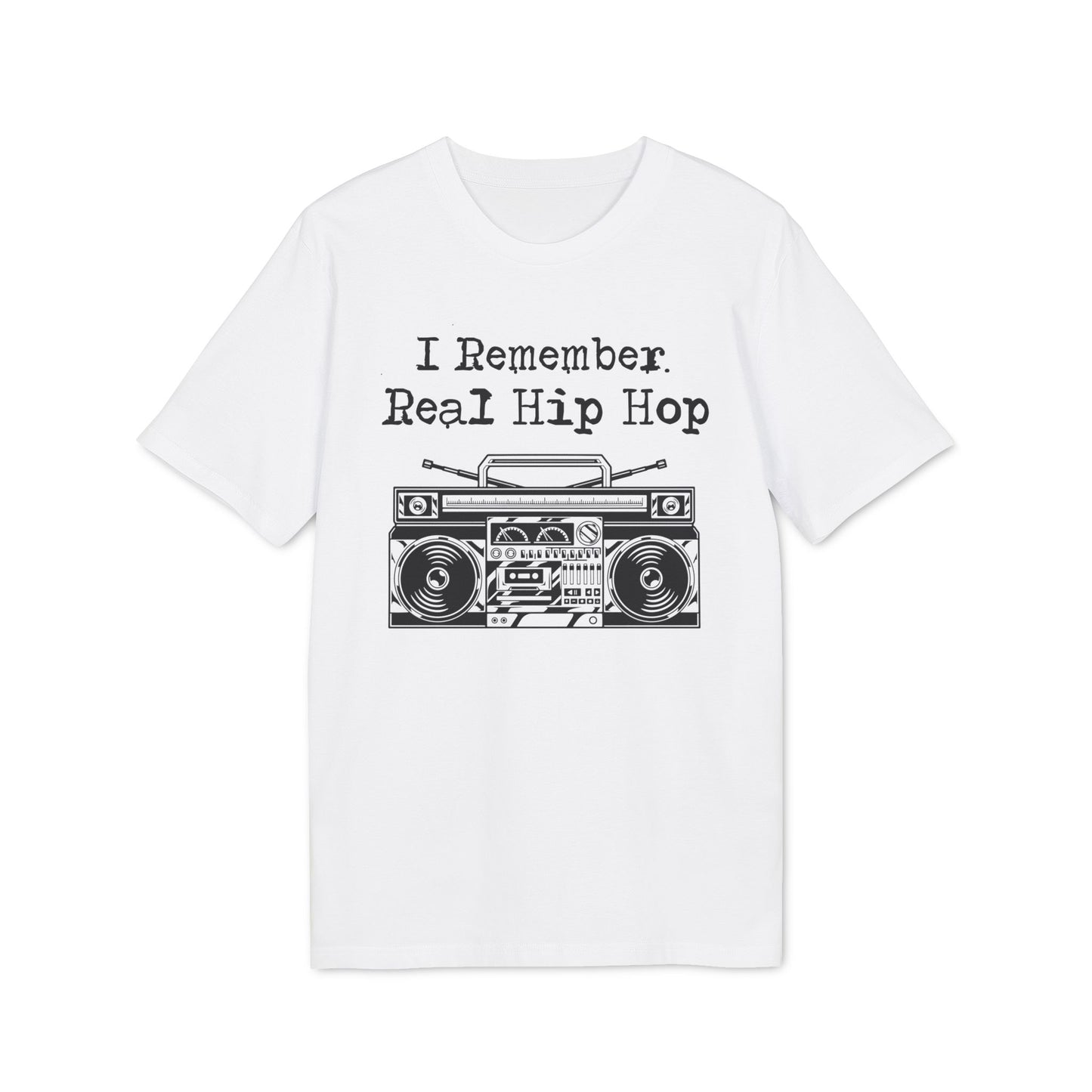 I Remember Real Hip Hop Maglietta in Cotone Biologico