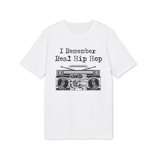 I Remember Real Hip Hop Maglietta in Cotone Biologico