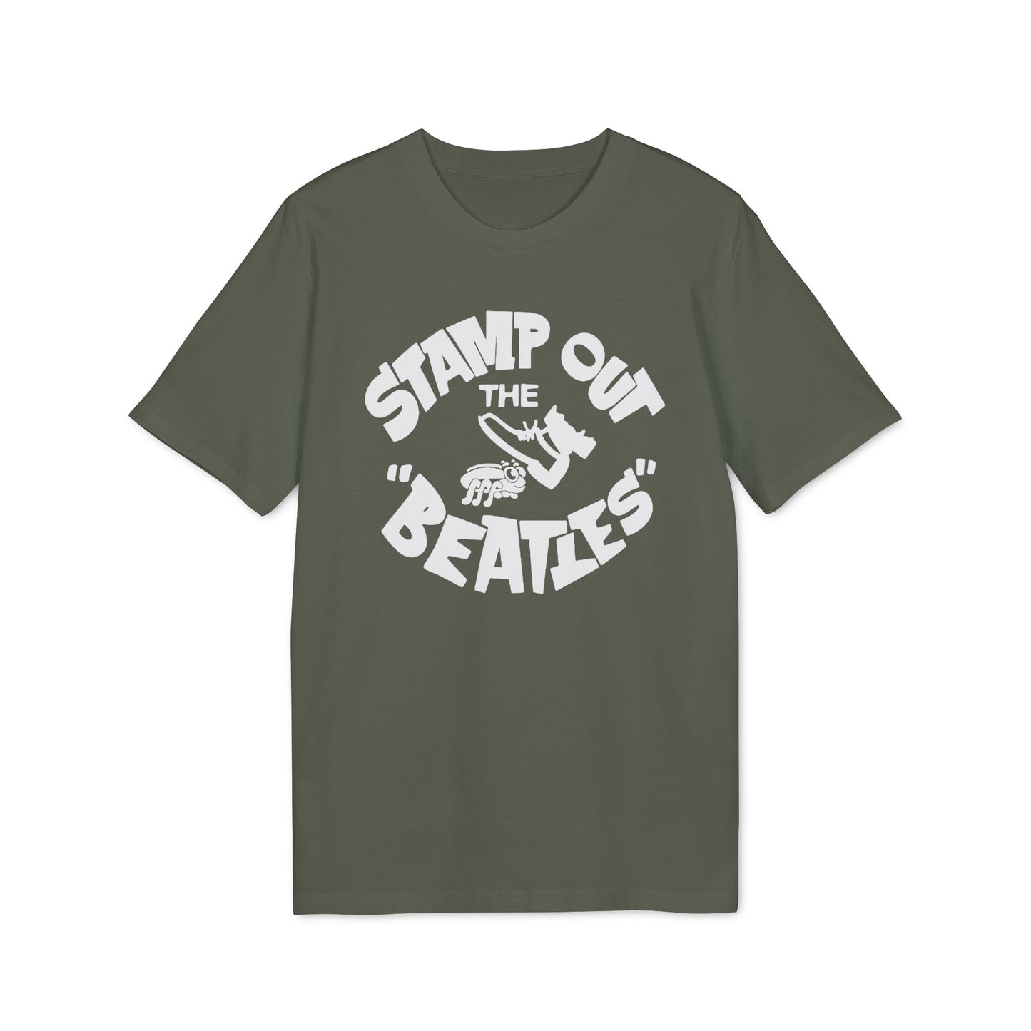 Stamp Out The Beatles Maglietta in Cotone Biologico
