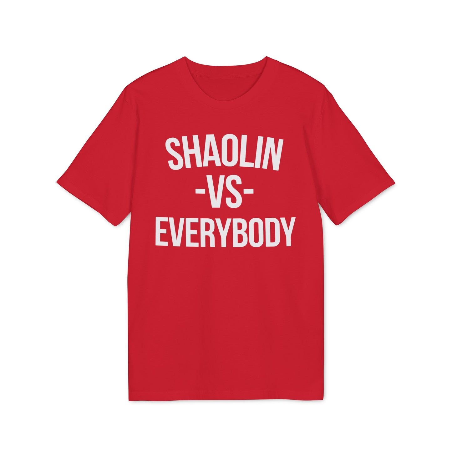 Shaolin vs Everybody Maglietta in Cotone Biologico