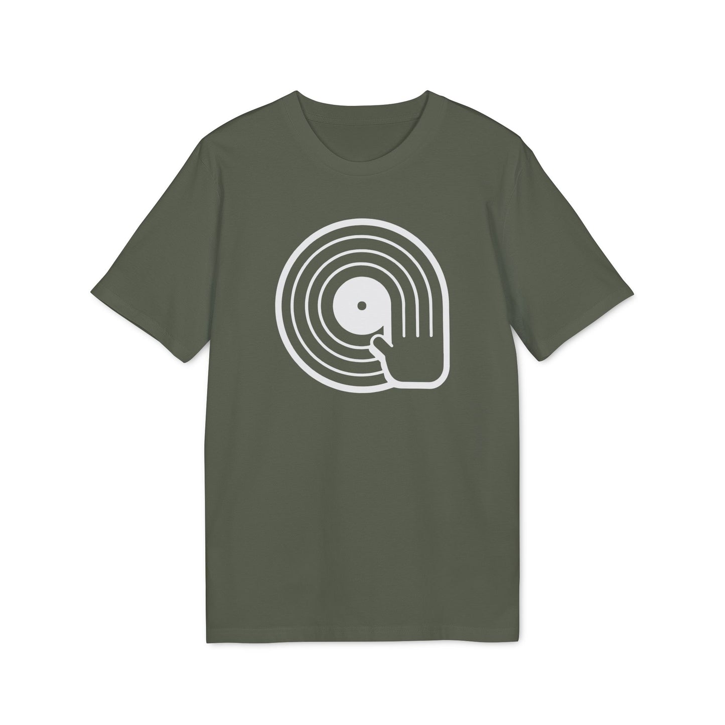 Vinyl Scratching Maglietta in Cotone Biologico