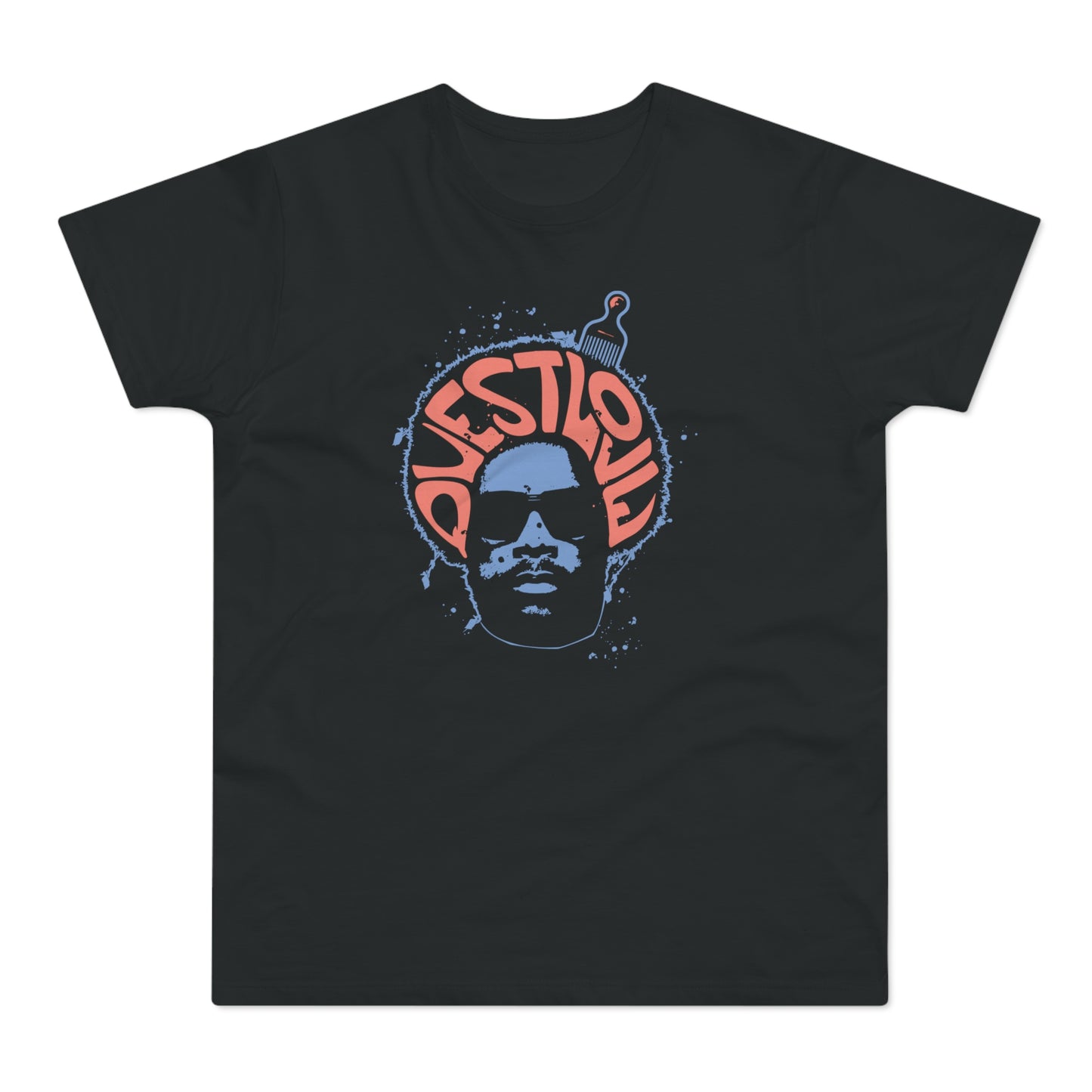 Questlove Afro Maglietta Peso Medio