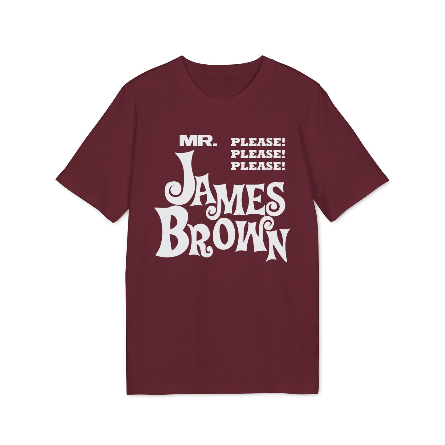Mr Please Please Please James Brown Maglietta in Cotone Biologico