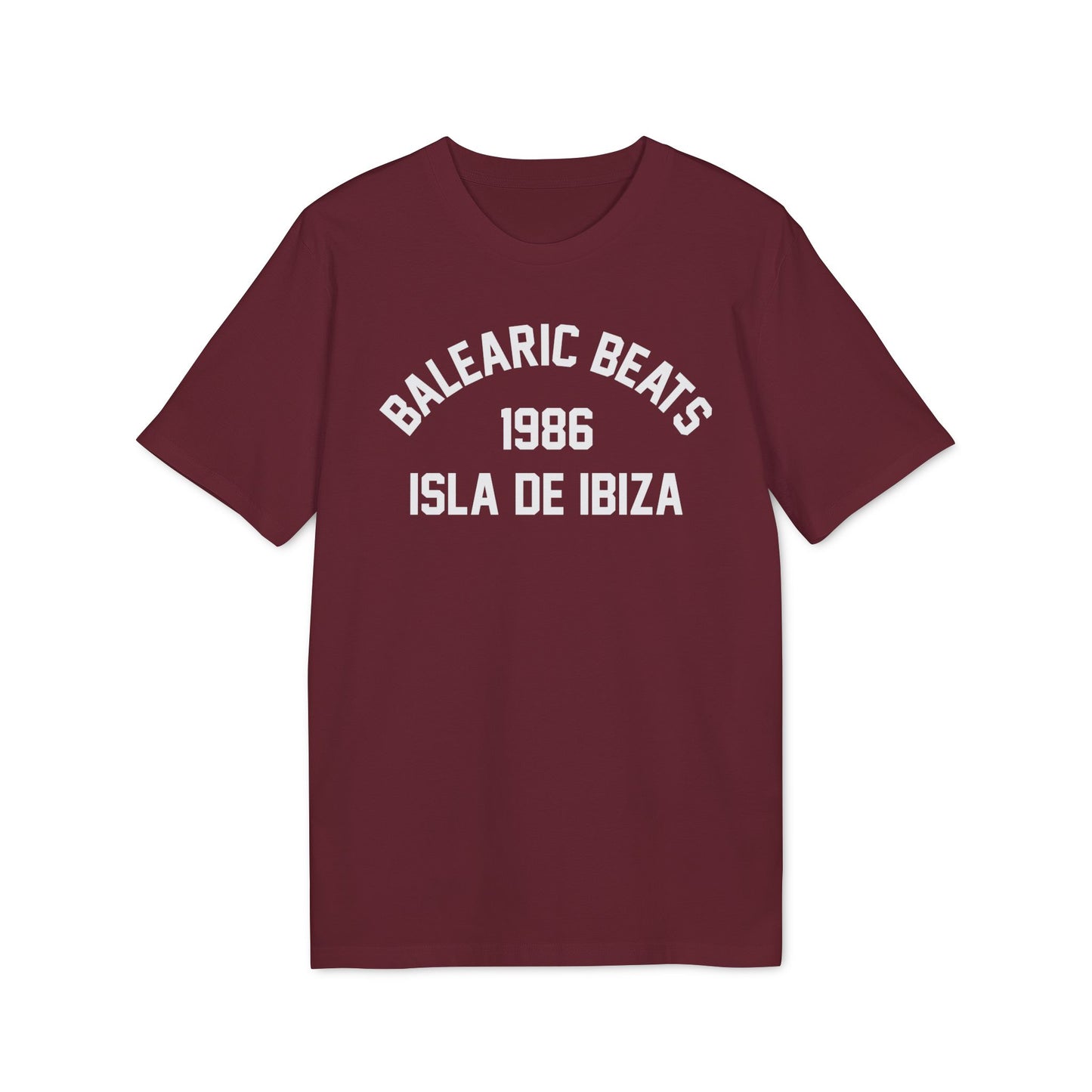 Balearic Beats Ibiza Maglietta in Cotone Biologico