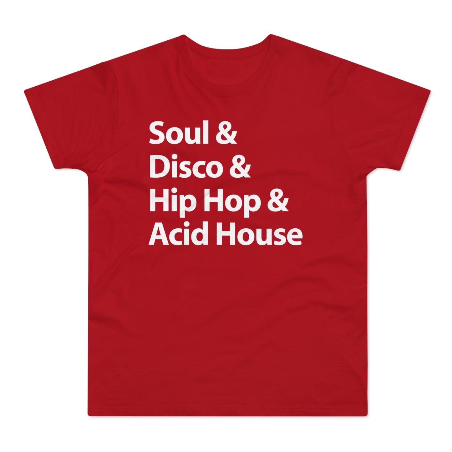 Soul Disco Hip Hop Acid House Maglietta Peso Medio