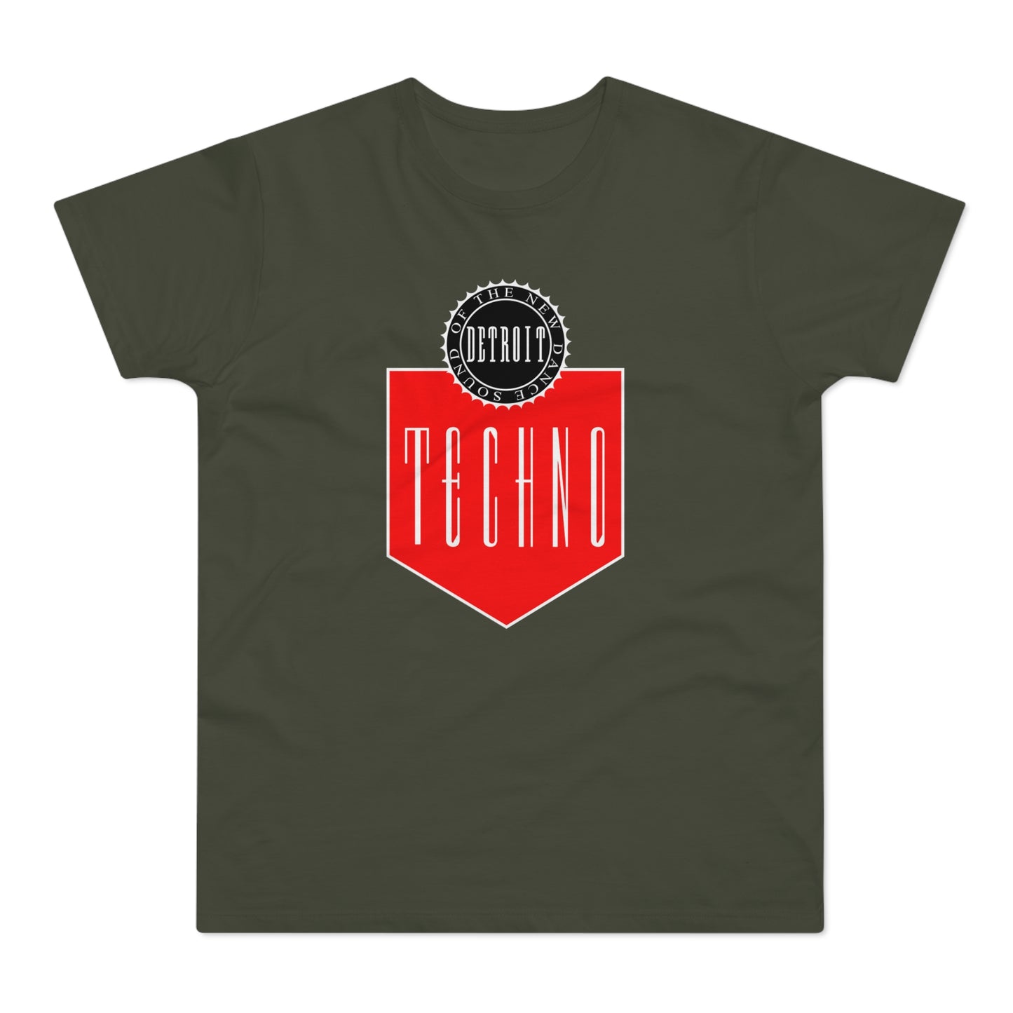 Detroit Sound Of Techno Maglietta Peso Medio