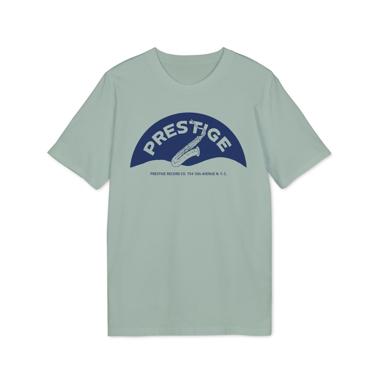 Prestige Records Maglietta in Cotone Biologico Saxophone Design