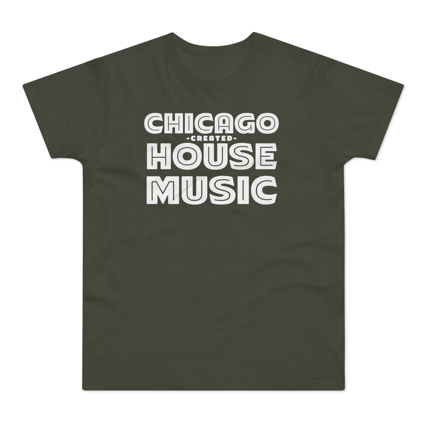 Chicago Created House Music Maglietta Peso Medio