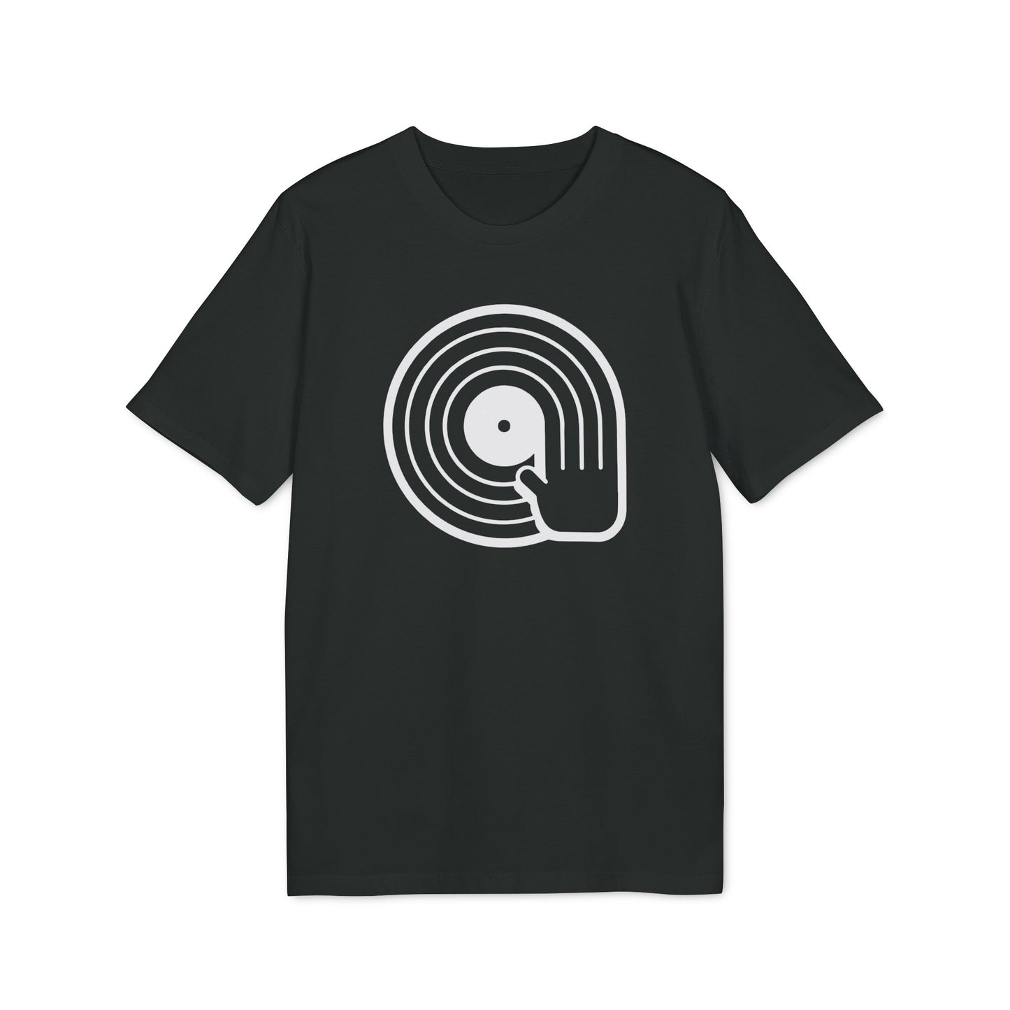 Vinyl Scratching Maglietta in Cotone Biologico