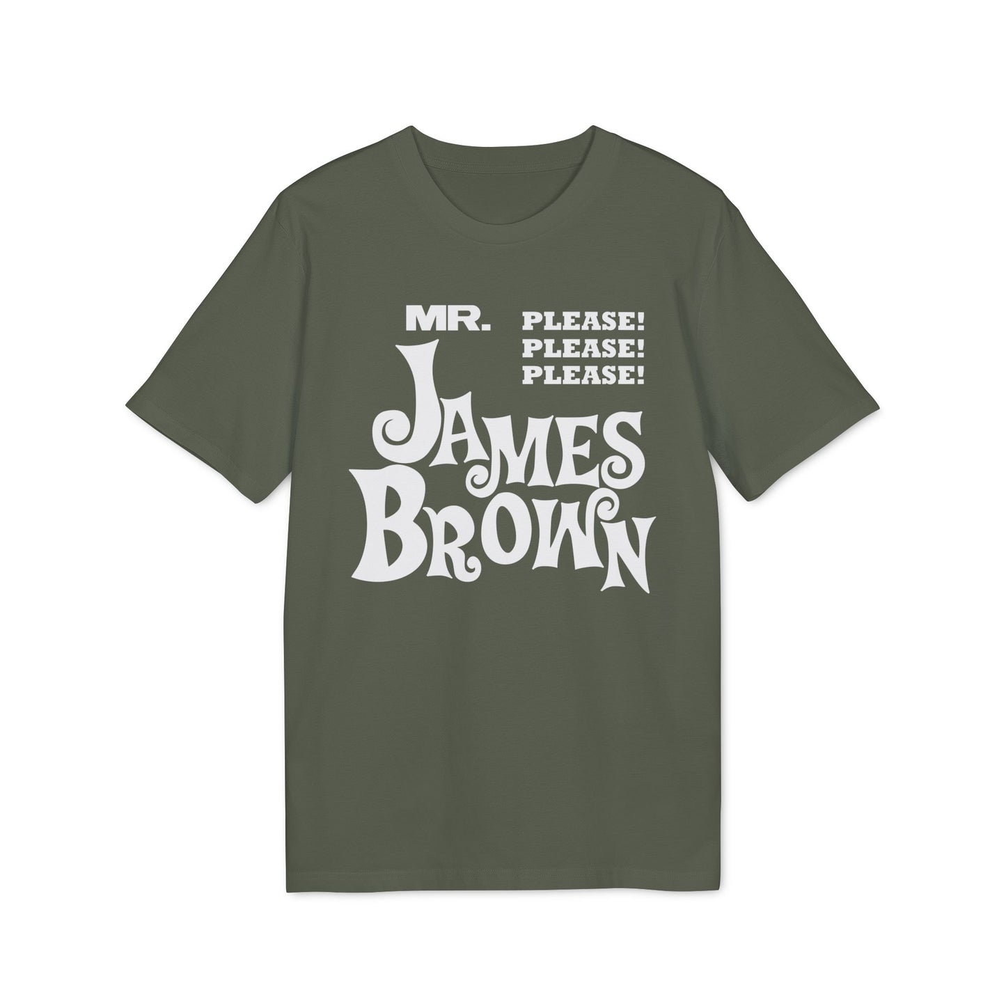 Mr Please Please Please James Brown Maglietta in Cotone Biologico