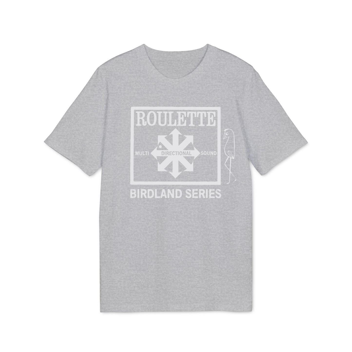 Roulette Records Birdland Series Maglietta in Cotone Biologico