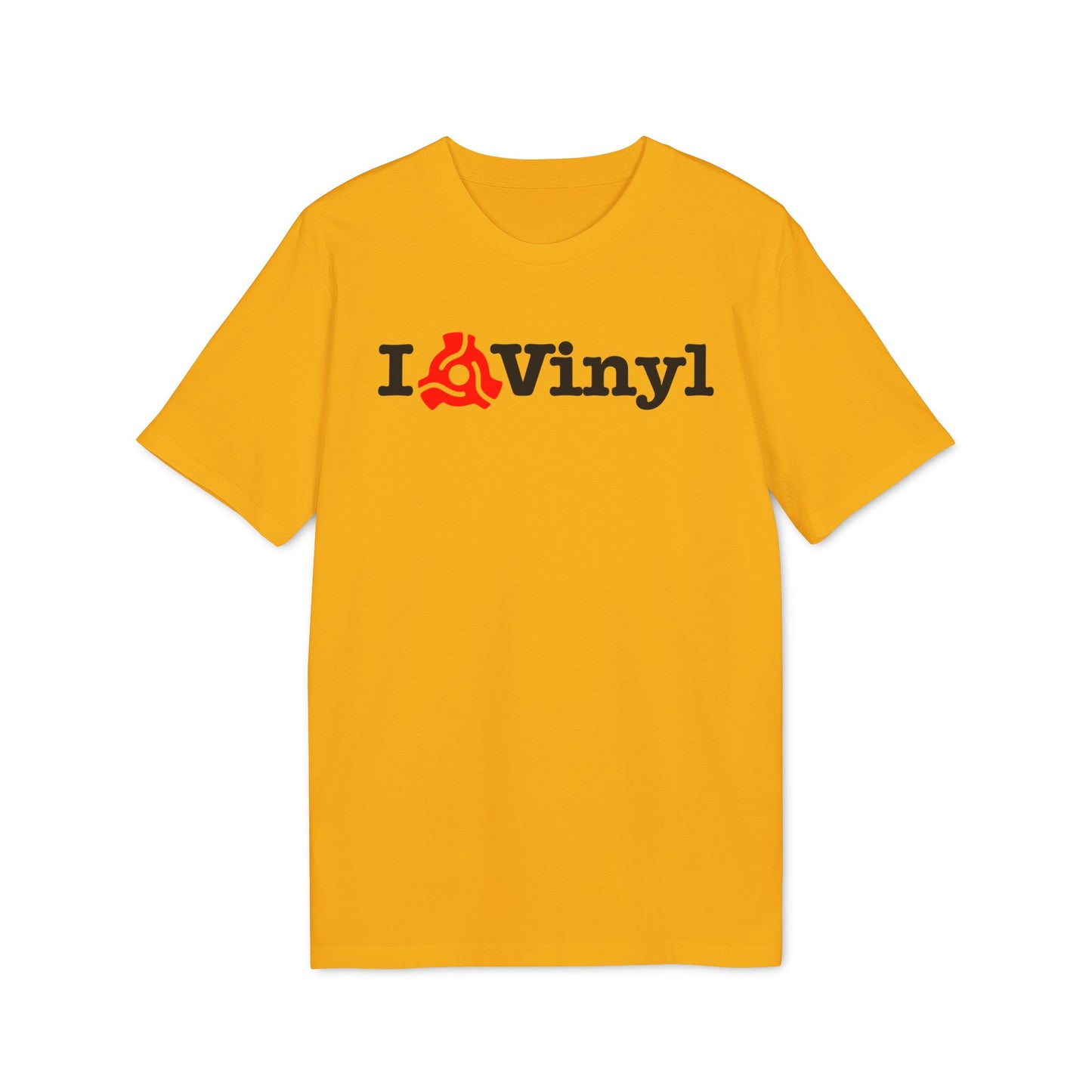 I Love Vinyl Maglietta in Cotone Biologico