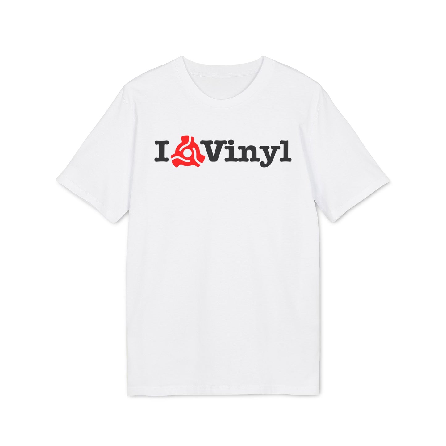 I Love Vinyl Maglietta in Cotone Biologico