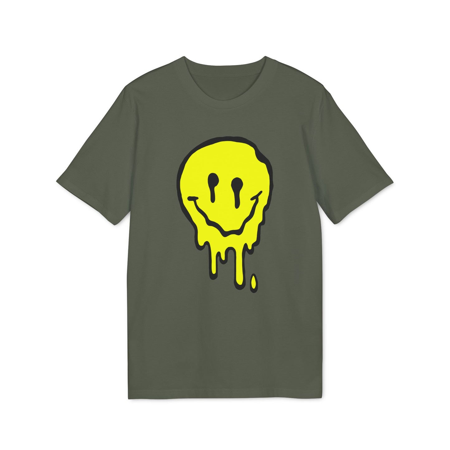 Melted Acid House Maglietta in Cotone Biologico