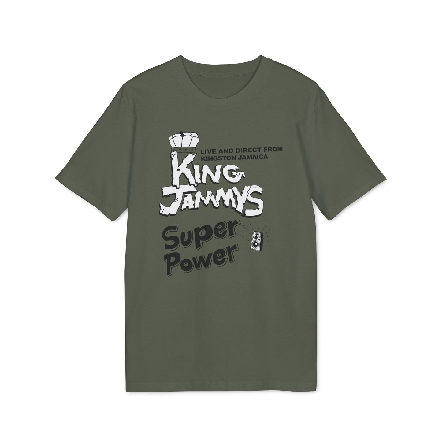 King Jammy's Super Power Maglietta in Cotone Biologico