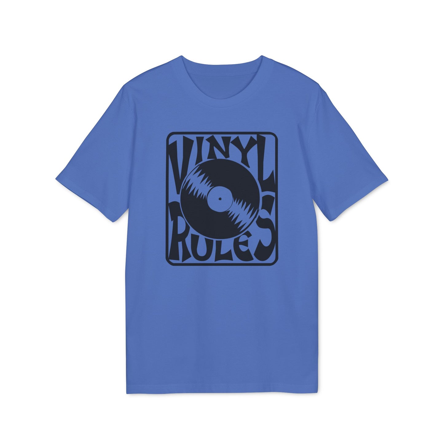 Vinyl Rules Maglietta in Cotone Biologico