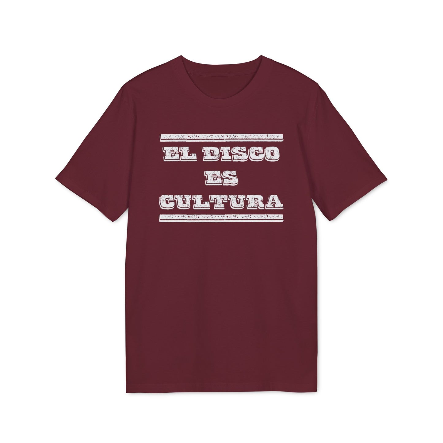 El Disco Es Cultura Maglietta in Cotone Biologico