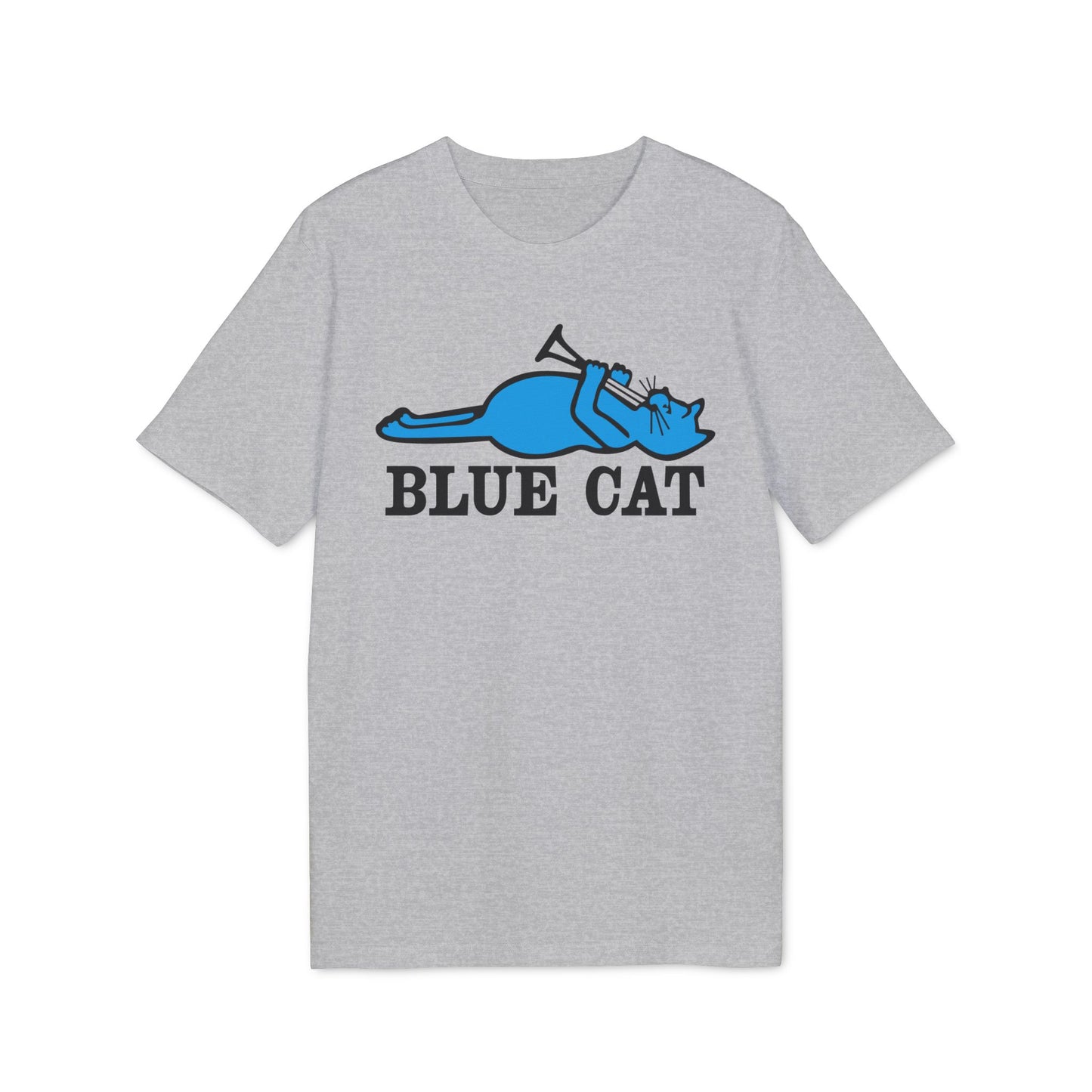 Blue Cat Records Maglietta in Cotone Biologico