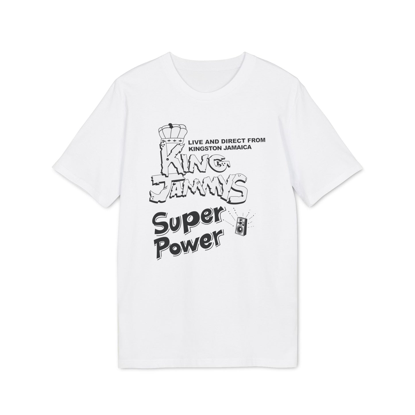 King Jammy's Super Power Maglietta in Cotone Biologico