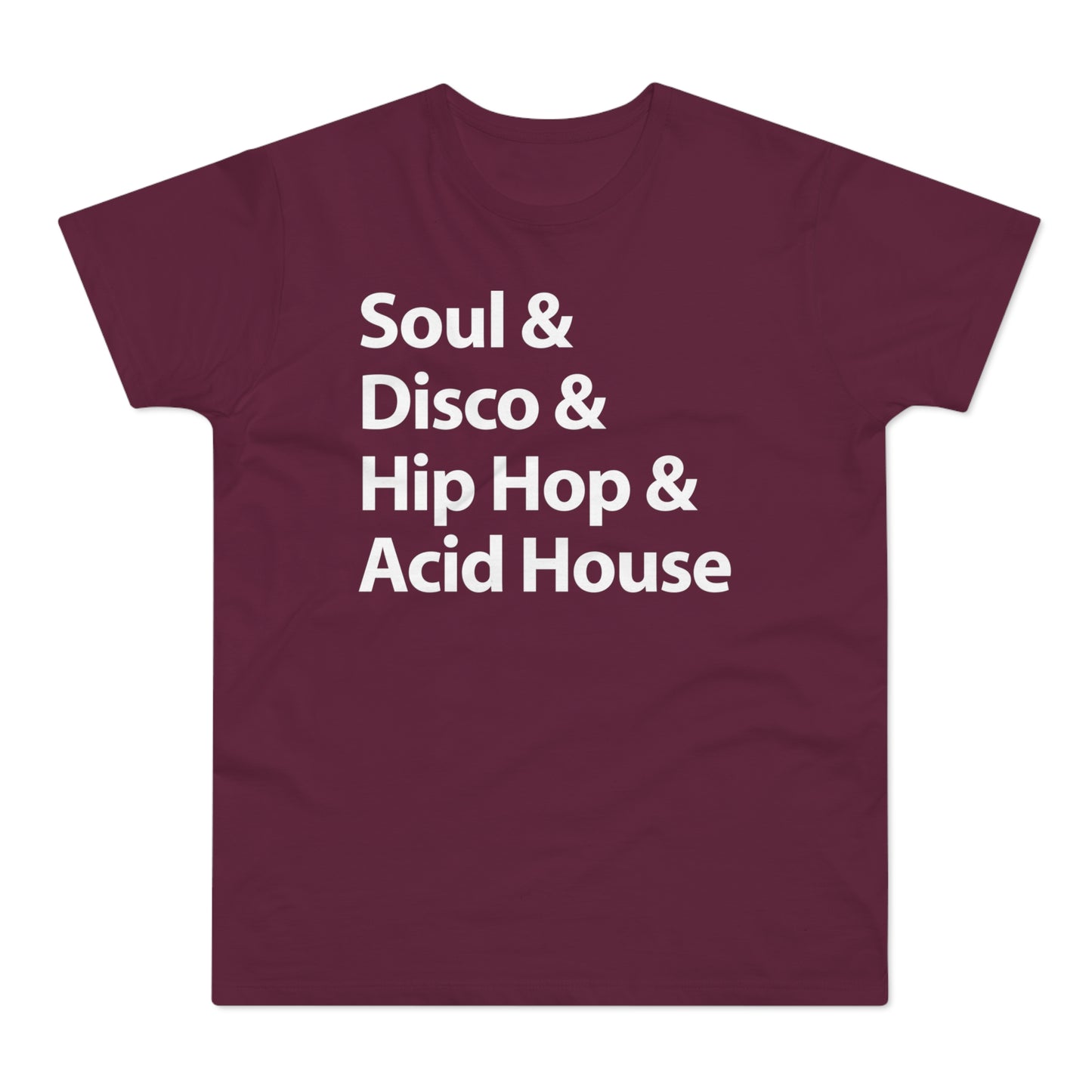 Soul Disco Hip Hop Acid House Maglietta Peso Medio