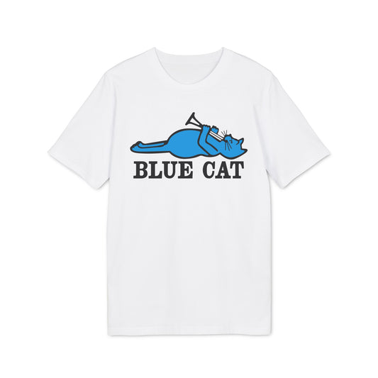 Blue Cat Records Maglietta in Cotone Biologico