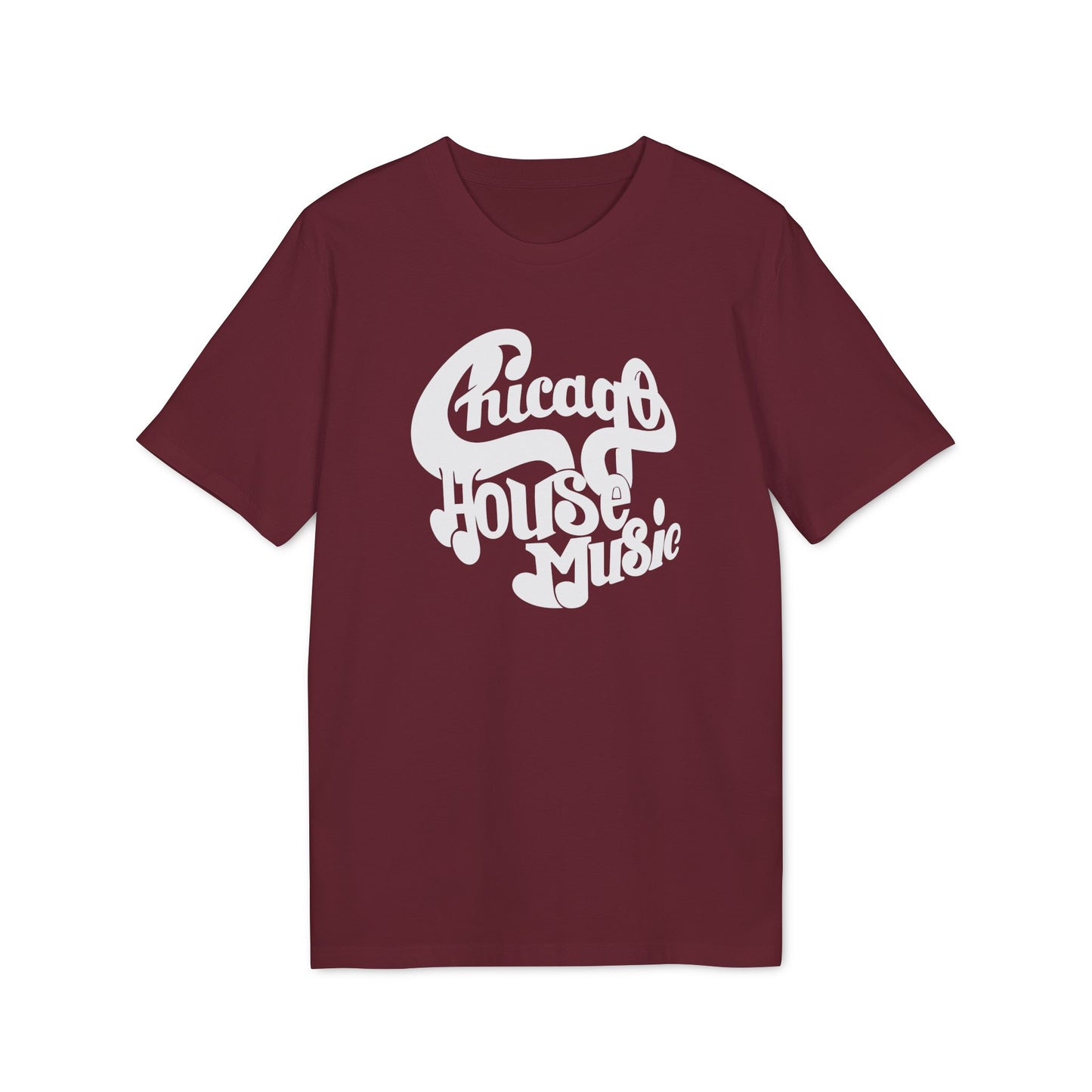 Chicago House Music Maglietta in Cotone Biologico