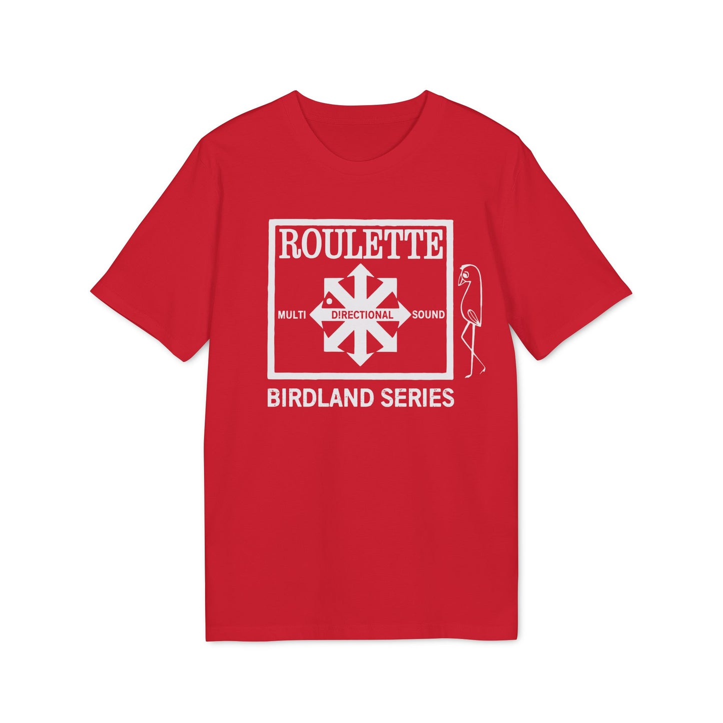 Roulette Records Birdland Series Maglietta in Cotone Biologico