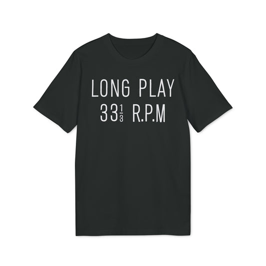 Long Play 33 1/3 RPM Maglietta in Cotone Biologico