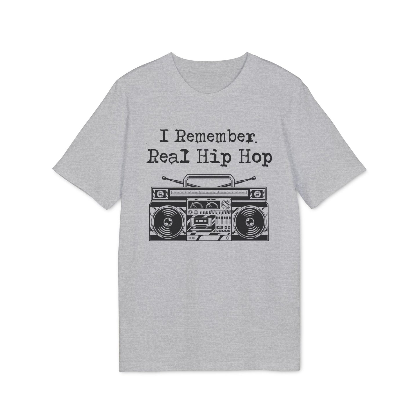 I Remember Real Hip Hop Maglietta in Cotone Biologico