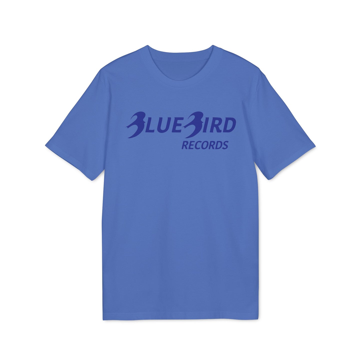 Blue Bird Records Maglietta in Cotone Biologico