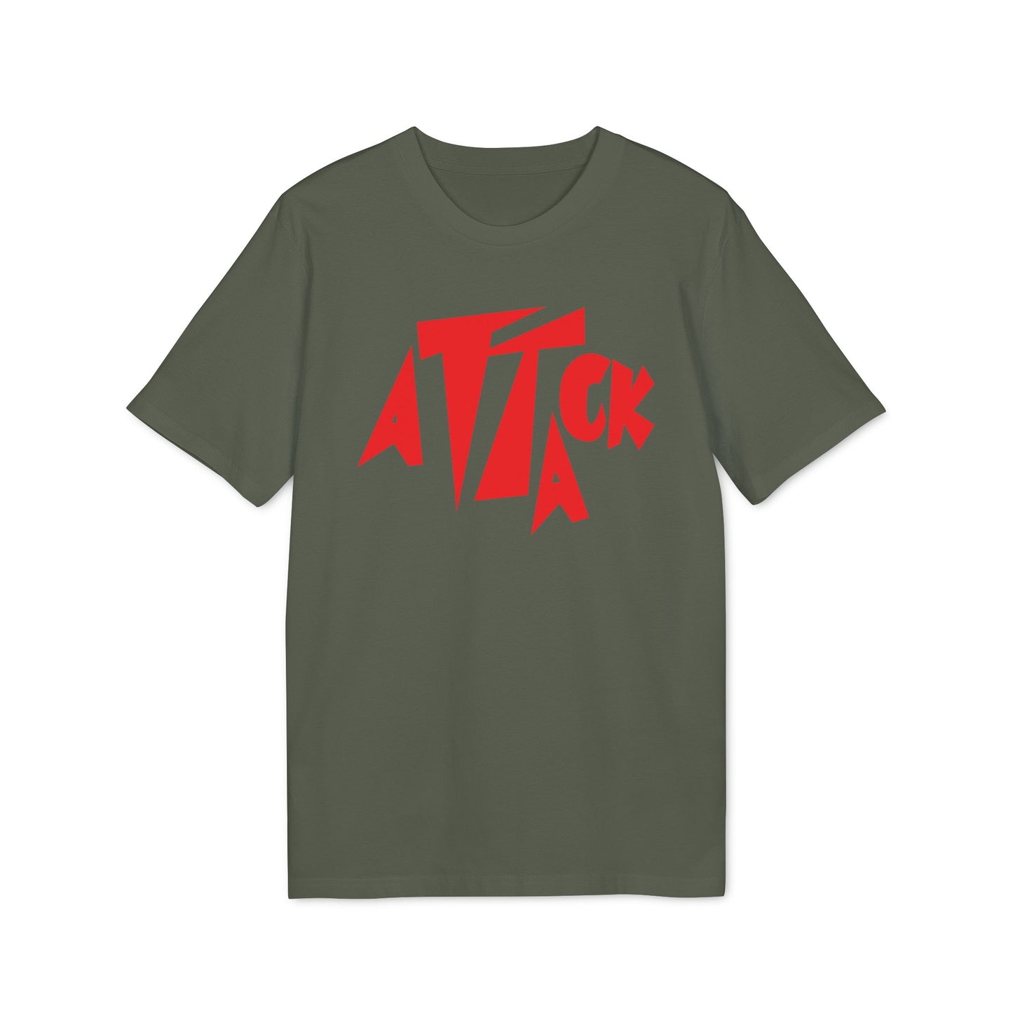 Attack Records Maglietta in Cotone Biologico