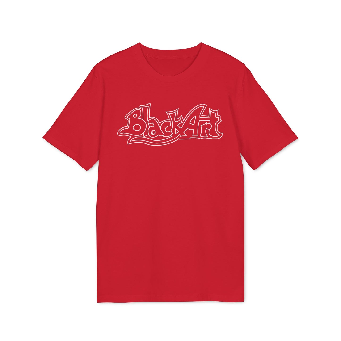 Black Art Records Maglietta in Cotone Biologico