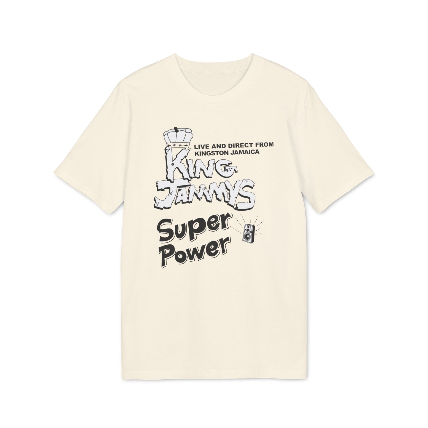 King Jammy's Super Power Maglietta in Cotone Biologico