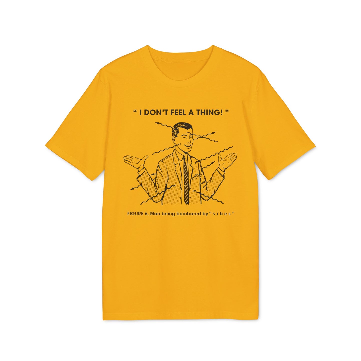 Bombarded By Vibes Maglietta in Cotone Biologico