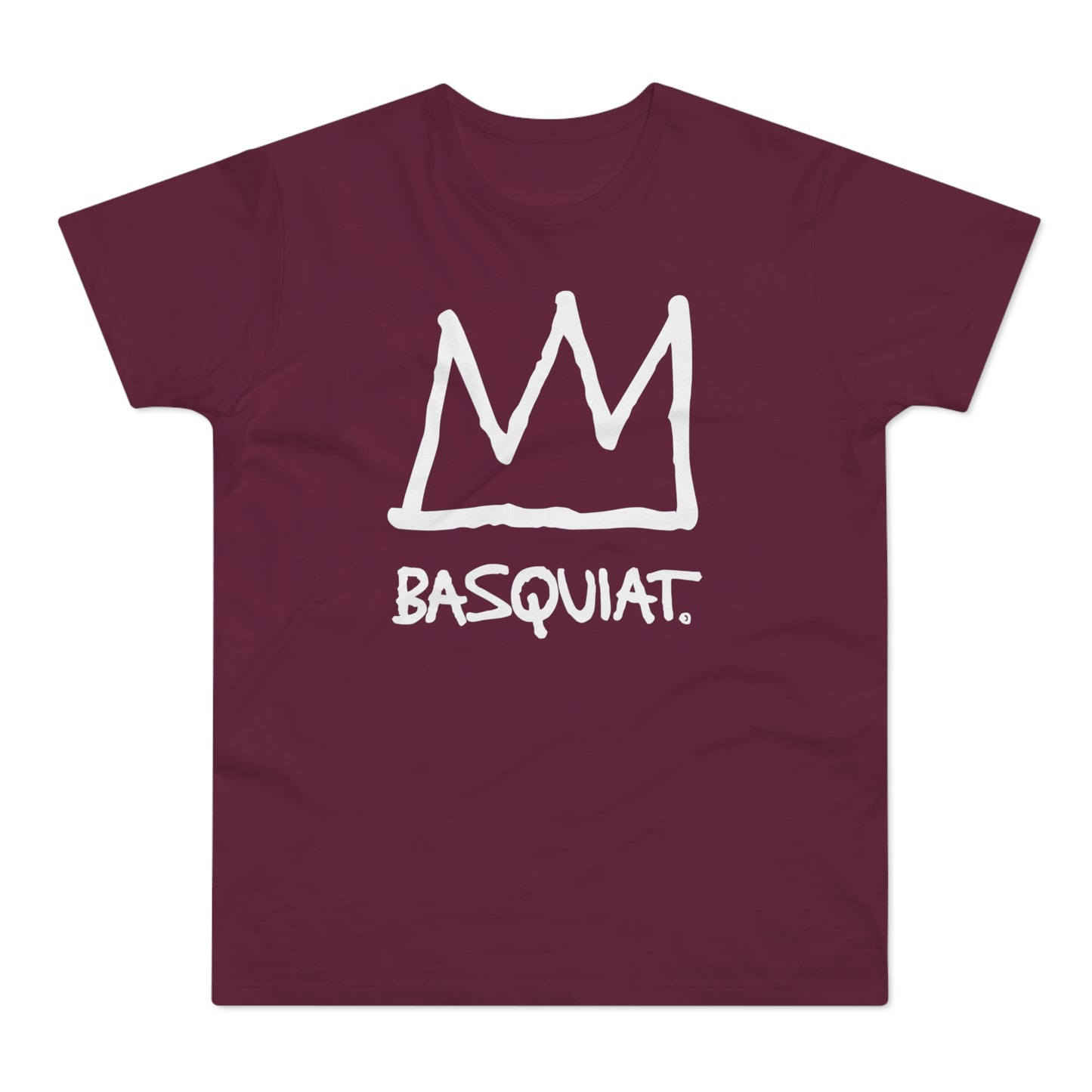 Jean Michel Basquiat Crown Logo Maglietta Peso Medio